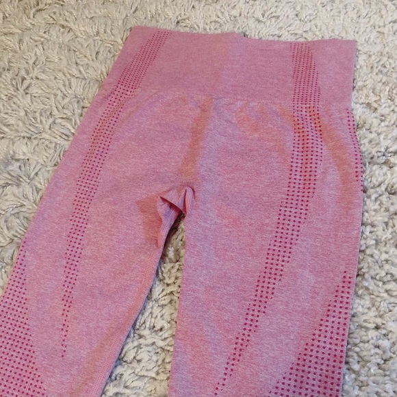 2-Piece Baby Pink Vital Seamless Legging + Top Set - Picture 4 of 7